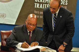 The number of southern African countries who have signed the ATT grows