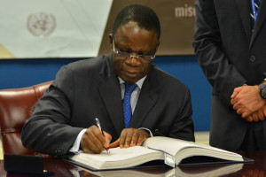 Gabon, Chad and Congo sign the Arms Trade Treaty