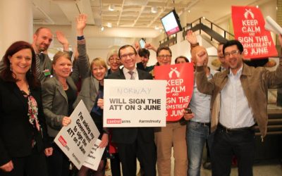 Norway’s Foreign Minister Announces Intent to sign ATT on 3 June
