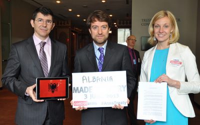 Race to 50 marches on; 2 States added to list of Arms Trade Treaty ratifications