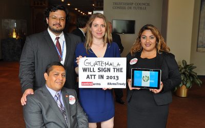 Guatemala signs Arms Trade Treaty